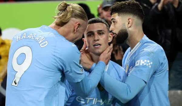 Brentford 1-3 Manchester City: Phil Foden scores hat-trick in comeback win as City go second