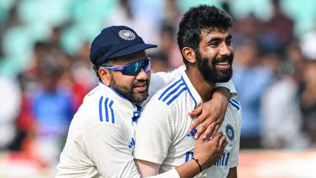 India v England: Jasprit Bumrah stars on day two in Visakhapatnam