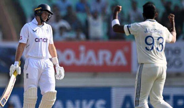 India vs England: Tourists collapse before superb Yashasvi Jaiswal hundred