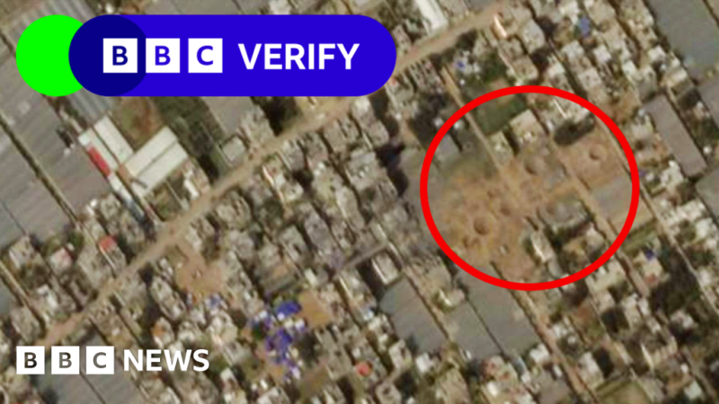 Israel-Gaza war: Rafah images show huge blast craters close to camps