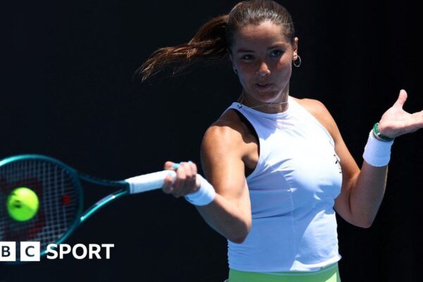 Jodie Burrage: British number two beaten by Jelena Ostapenko at Linz Open