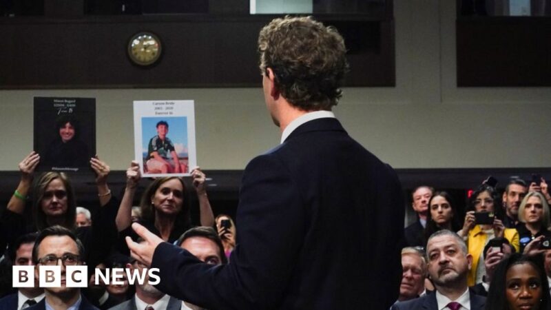 Meta boss Mark Zuckerberg apologises to families in fiery US Senate hearing