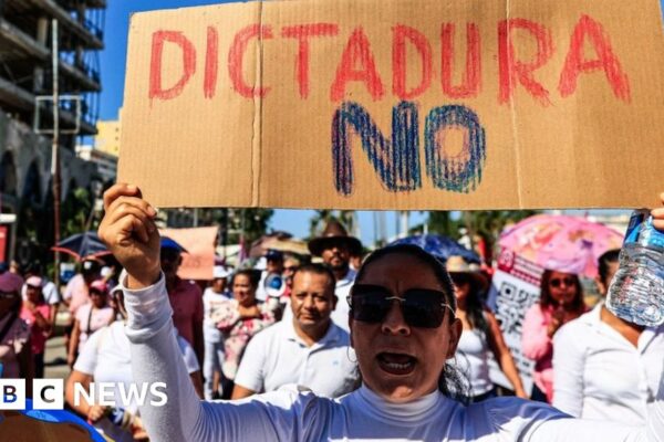 Mexico protesters in mass rally against electoral changes