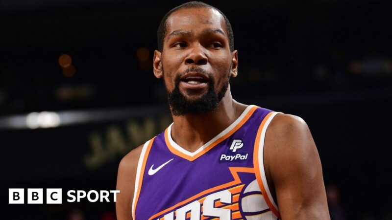 NBA round-up: Kevin Durant stars with 25 points as Phoenix Suns beat Detroit Pistons
