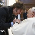 Pope and Milei meet as Argentina gains first female saint