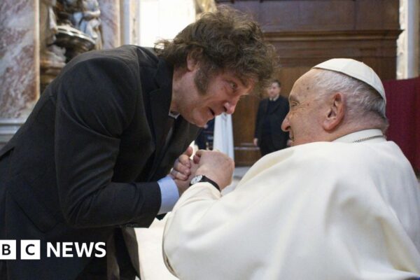 Pope and Milei meet as Argentina gains first female saint
