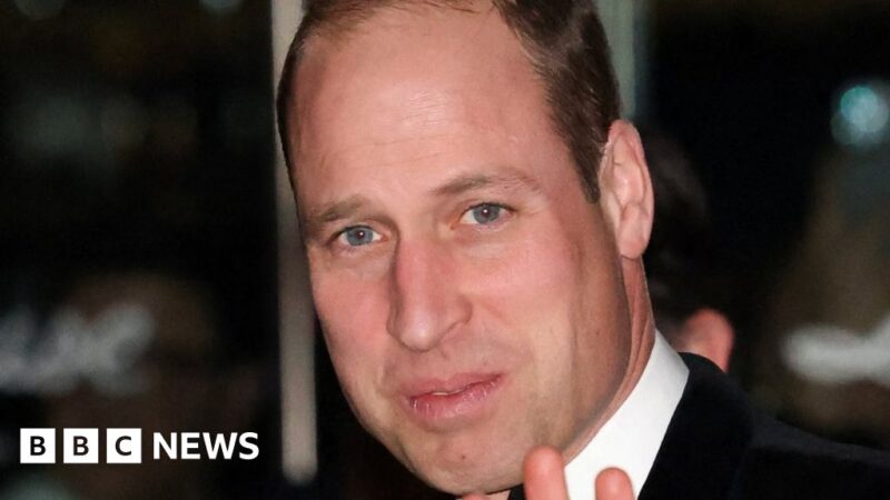 Prince William grateful for public's messages of support