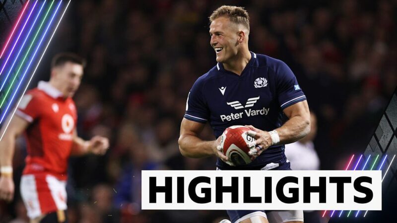 Six Nations: Wales 26-27 Scotland highlights