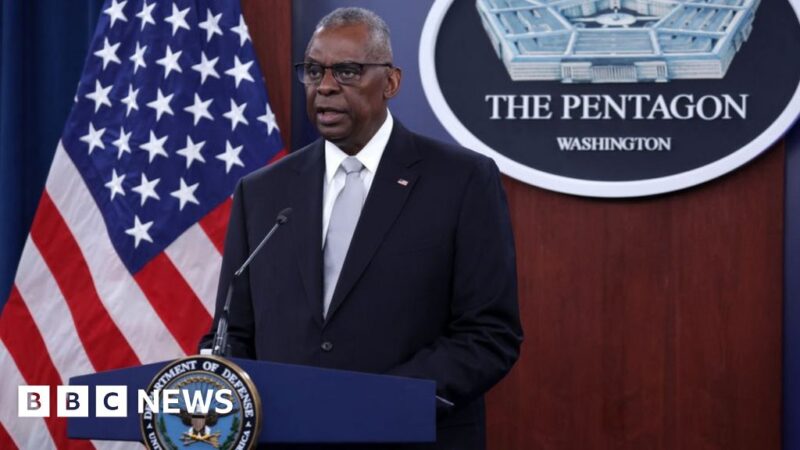 US defence secretary released from hospital