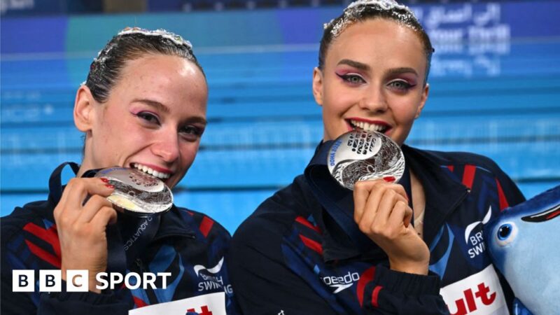 World Aquatics Championships 2024: GB’s Izzy Thorpe & Kate Shortman win silver and Andrea Spendolini-Sirieix takes diving bronze